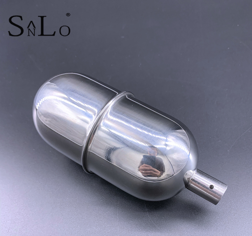 Sulfuric Acid Elliptical Steel Float Ball With Screw Head
